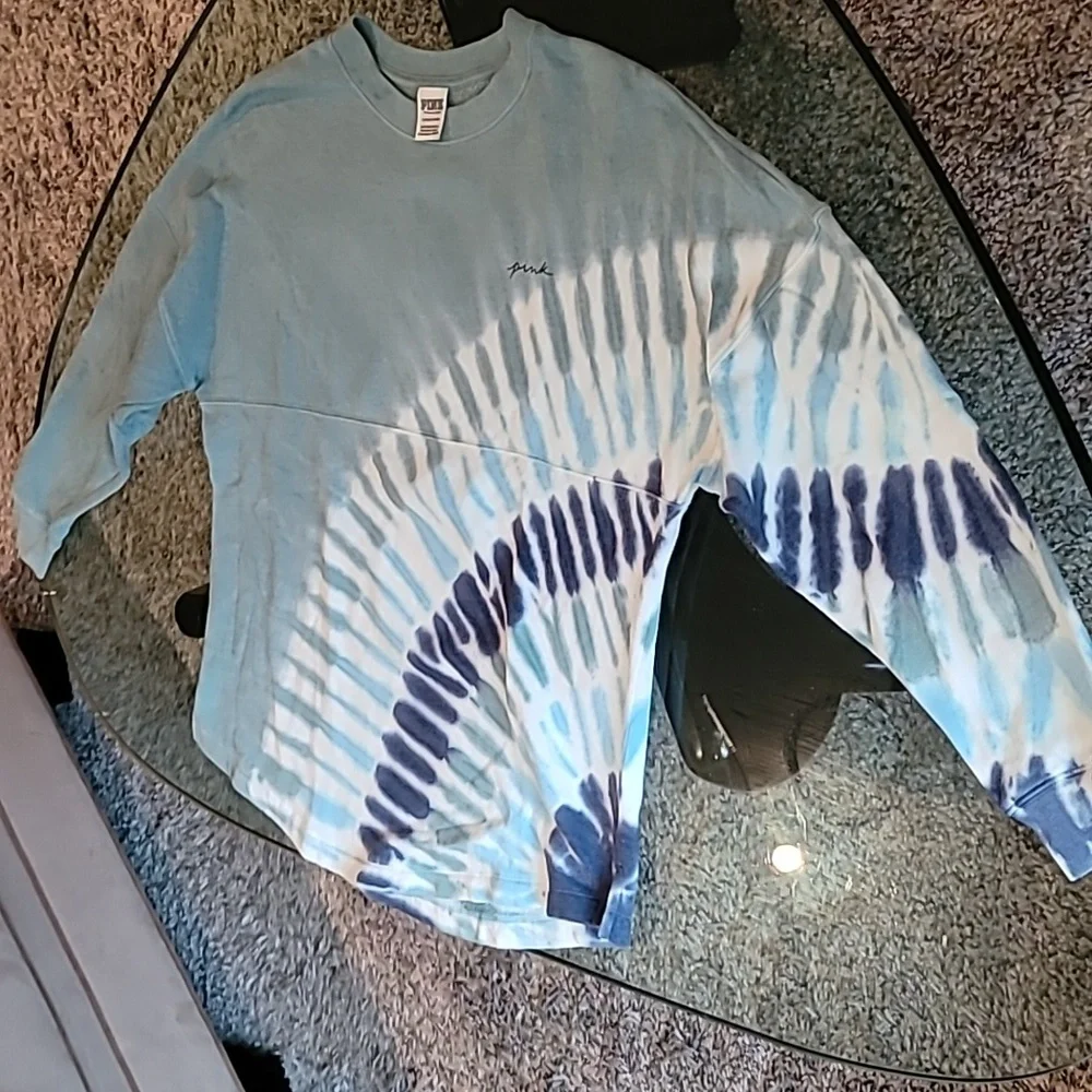 Victoria's Secret PINK tiedyed sweatshirt small - Picture 1 of 10